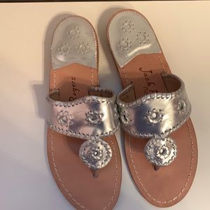 New without Tags Silver Jack Rogers Sandals